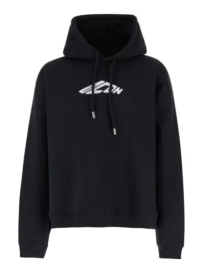 DSQUARED2 BLACK LOGO HOODIE