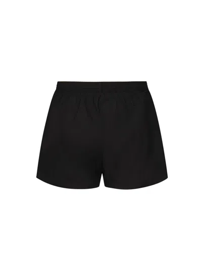 Dsquared2 Black Logo Midi Swim Shorts