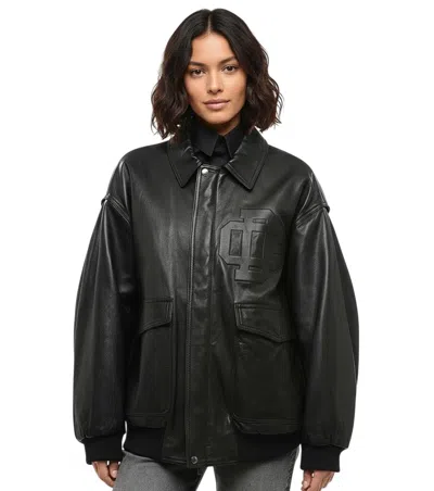 Dsquared2 Black Logo Shirt Collar Jacket