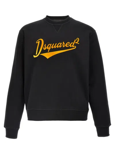 DSQUARED2 BLACK LOGO SWEATSHIRT