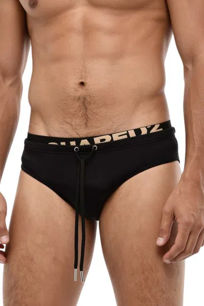Dsquared2 Black Logo Swim Brief