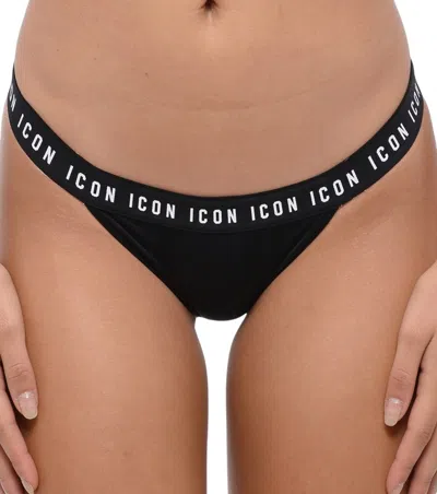 Dsquared2 Black Logo Swimwear