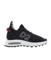 Dsquared2 Black Low-cut Sneakers In Black