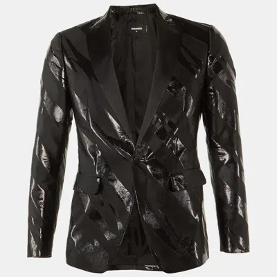 Pre-owned Dsquared2 Black Lurex Silk Evening Jacket M