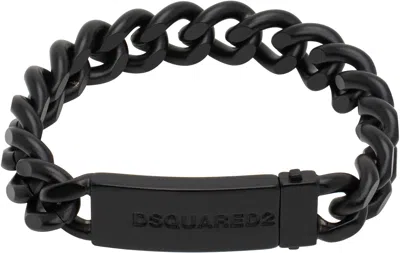 Dsquared2 Black Matte Chained2 Bracelet