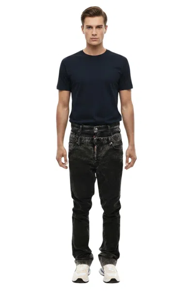 Dsquared2 Black Mid Rise Jeans