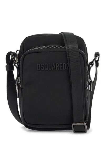 Dsquared2 Black Minimalist Crossbody Bag
