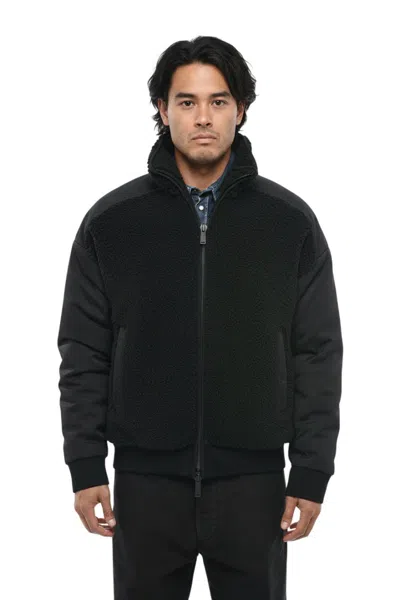 Dsquared2 Black Mock Collar Jacket