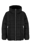 Dsquared2 Men 3d Long Nylon Down Jacket In Black