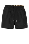 DSQUARED2 DSQUARED2 BLACK NYLON SWIMMING SHORTS