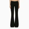 Dsquared2 Black Palazzo Trousers With Jewel Detail In Black