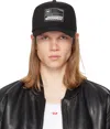 Dsquared2 Black Patch Cap In Black