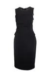 Dsquared2 Black Pencil Dress In Black