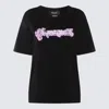 DSQUARED2 DSQUARED2 BLACK, PINK AND WHITE COTTON T-SHIRT
