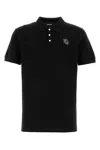 DSQUARED2 BLACK PIQUET POLO SHIRT