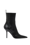 Dsquared2 Black Point-toe Ankle Boots In Black