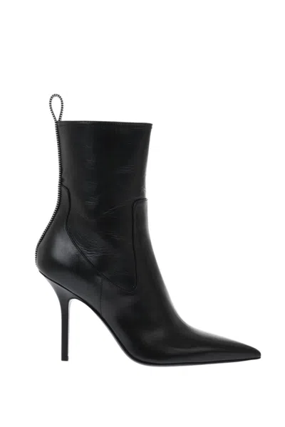 Dsquared2 Black Point-toe Ankle Boots