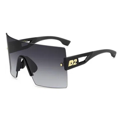 Dsquared2 Black Polyamide Inj-gril. Sunglasses