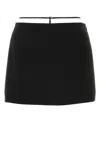 Dsquared2 Black Polyester Mini Skirt In Black