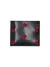 Dsquared2 枫叶钱包 In Black+red