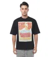 Dsquared2 Black Regular Graphic T-shirt In Multi