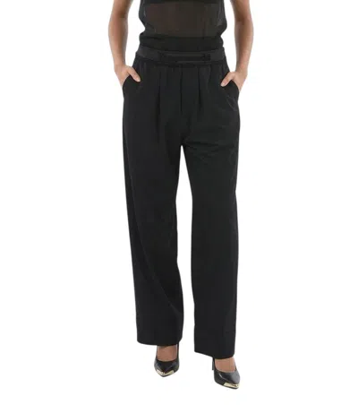 Dsquared2 Black Relaxed Pleated Pants