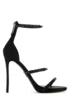 Dsquared2 Strappy Ankle Strap Stiletto Sandals In Black