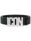 Dsquared2 Leather Belt In Black
