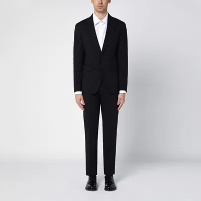 Dsquared2 Black Single-breasted Wool Suit