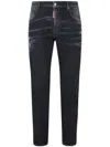 Dsquared2 Denim Jeans Belt Loops In Black