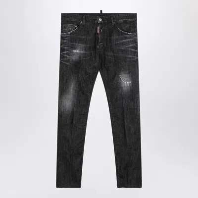 DSQUARED2 DSQUARED2 BLACK SLIM JEAN EASY WASH COOL GUY