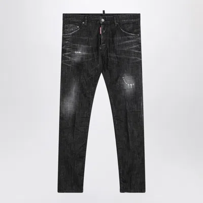 DSQUARED2 BLACK SLIM JEAN EASY WASH COOL GUY