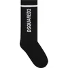 Dsquared2 Black Socks For Boy With Logo In Black