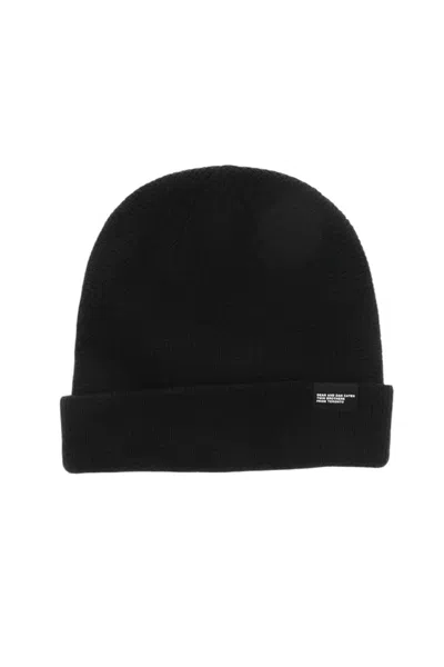 Dsquared2 Black Solid Beanie Cap