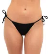 Dsquared2 Black Solid Bikini Top Swimwear In Black