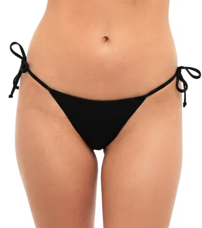 Dsquared2 Black Solid Bikini Top Swimwear