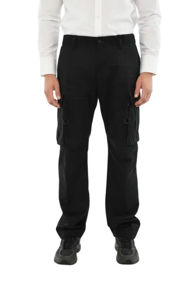 Dsquared2 Black Solid Cargo Trousers