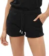 Dsquared2 Black Solid Drawstring Shorts In Black
