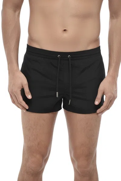 Dsquared2 Black Solid Swim Shorts