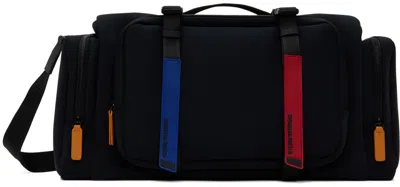 Dsquared2 Sport Tape Duffle Bag In 2124 Black