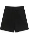 Dsquared2 Black Stretch Cotton Shorts In Black