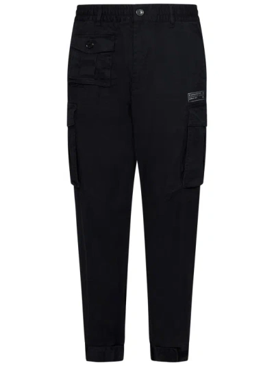 Dsquared2 Black Stretch-cotton Trousers