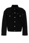 Dsquared2 Dsquared Men Black Stretch Denim Jacket In Black