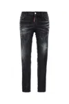 Dsquared2 Black Stretch Denim Jennifer Jeans In Black