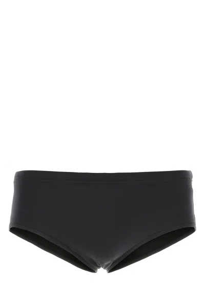 DSQUARED2 BLACK STRETCH NYLON SWIMMING BRIEF