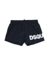 DSQUARED2 BLACK SWIMSUIT WITH ICON LOGO DSQUARED2