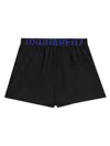 Dsquared2 Dsquared Men Boxer Swimsuit In Black