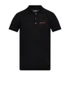 Dsquared2 Knit Polo Shirt In Black
