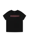 Dsquared2 Logo T-shirt In Black