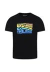 Dsquared2 Black T-shirt For Boy With Logo In Black